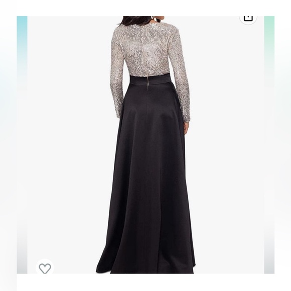 NWOT Long sleeve sequin top ballgown dress - Size 12 - Picture 2 of 6